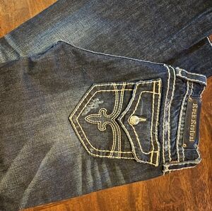 Rock Revival Dark Indigo Boot Cut Jeans